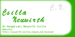 csilla neuwirth business card